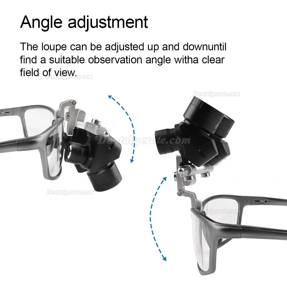 5.0X 48 &deg; Dental Ergonomic Lupenbrille mit 5W LED-Lupenbrille-Licht